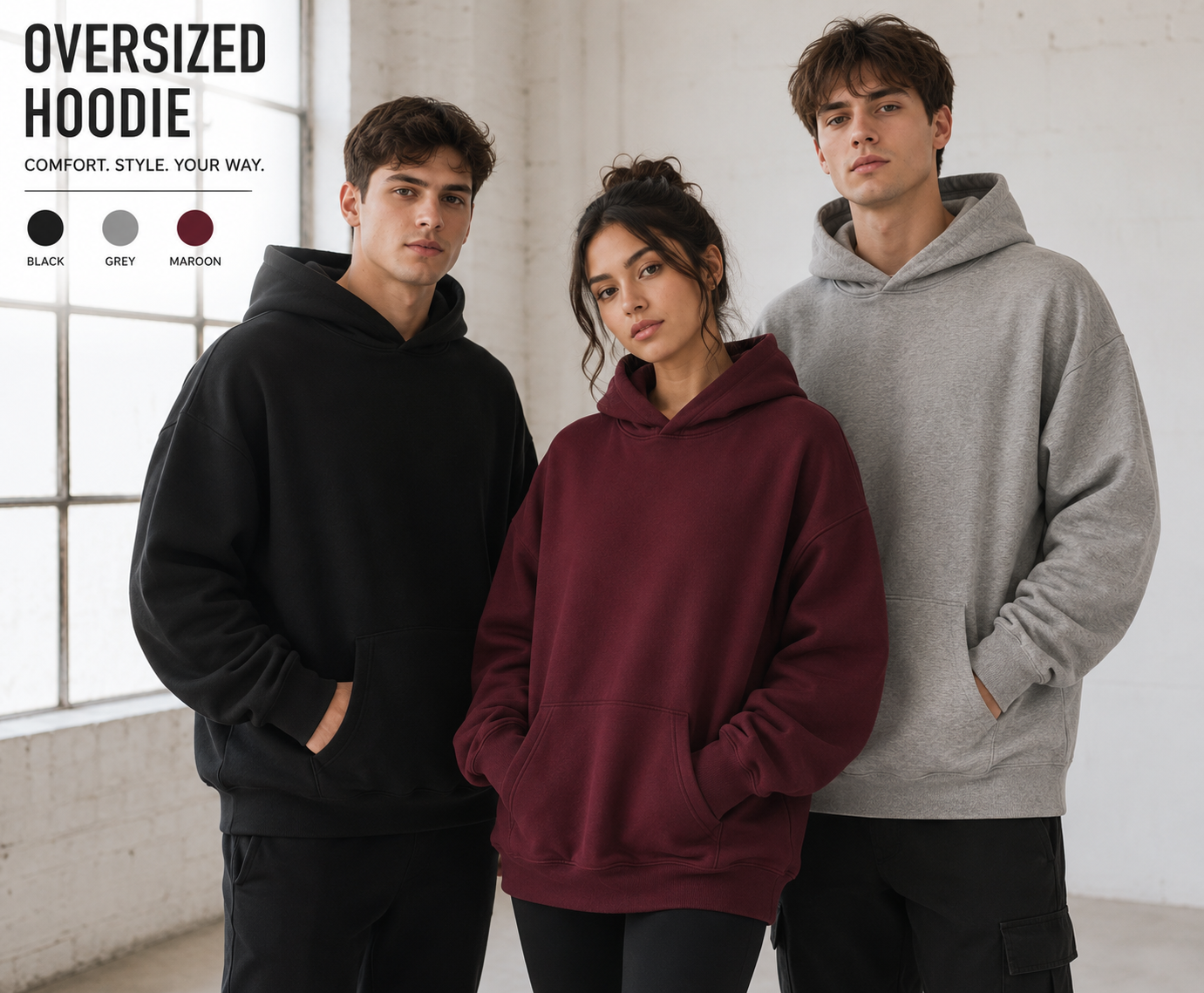 Premium Oversized Custom Hoodie