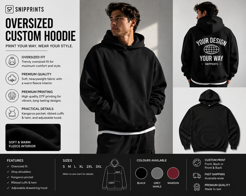 Premium Oversized Custom Hoodie